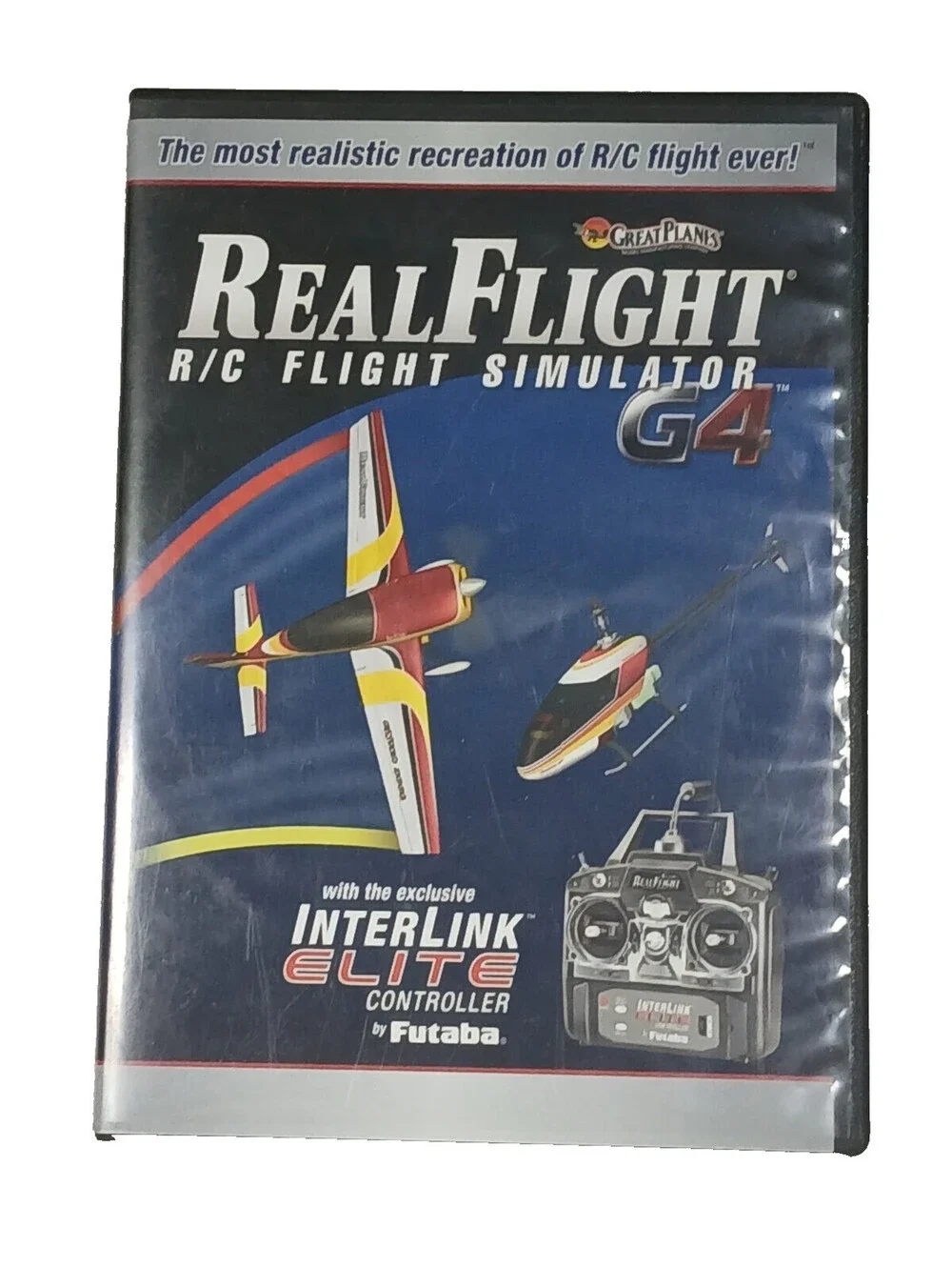 Great Planes Real Flight R/C Simulator G4 PC 4 CD-Rom Set RC RealFlight Futaba